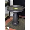 Image 1 : CONCRETE PAINTED BIRDBATH 15"X15"
