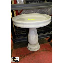 CONCRETE BIRD BATH 15"X15"