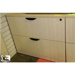 LATERAL FILE CABINET 2 DRAWER BIRCH 35.5"X22"