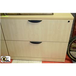 LATERAL FILE CABINET 2 DRAWER BIRCH 35.5"X22"