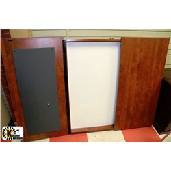 PRESENTATION CASE WITH WHITE BOARD 48"X5.5"X48"