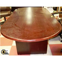 BOARD ROOM TABLE CHERRY WOOD 96"X42"