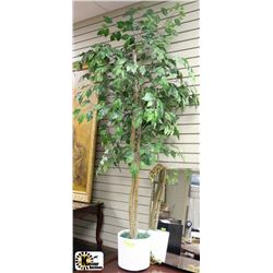 ARTIFICIAL FIG TREE 2 TRUNKS 6FT