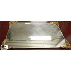 GILT FRAMED BEVELLED MIRROR