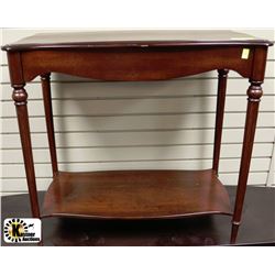 SOFA TABLE WITH SELF 30"X16"X28"