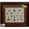 Image 1 : FRAMED CURLING PIN COLLECTION