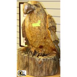 CHAINSAW CARVING EAGLE 25"H