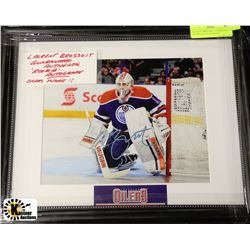 LAURENT BROSSOIT GUARANTEED AUTHENTIC AUTOGRAPH