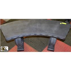 GREY GARDEN BENCH RESIN 48"