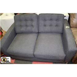 GREY FABRIC LOVE SEAT
