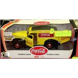NEW COCA-COLA COLLECTIBLE DIE CAST 1940 FORD