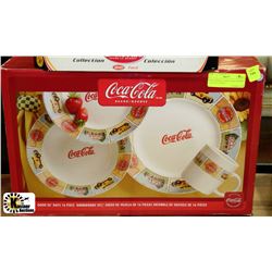 NEW OFFICIAL COCA-COLA 16-PIECE "GOOD OL' DAYS"