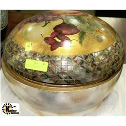 DECORATIVE FRUIT BOWL CENTERPIECE (OPENS UP)