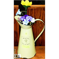 ART GLASS FLOWERS IN VASE