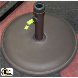 BROWN WEIGHTED UMBRELLA STAND