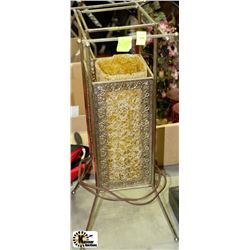 LARGE VINTAGE MID CENTURY INSERT TABLE LAMP