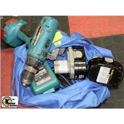 MAKITA CORDLESS DRILL WITH CHARGER AND BATTERY