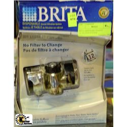 BRITA DISPOSABLE FAUCET FILTRATION SYSTEM