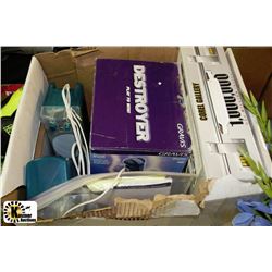 BOX OF COMPUTER SUPPLIES INCL. DESTROYER