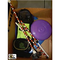 BOX W/DOLFINO DIVE GEAR SNORKLE, FINS &