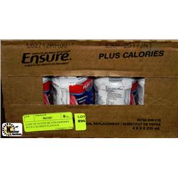 CASE OF 24 ENSURE STRAWBERRY PLUS CALORIES FLAVOUR
