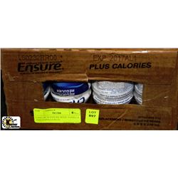 CASE OF 24 ENSURE WITH  VANILLA  AND VANILLA PLUS