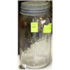 Image 1 : VINTAGE CROWN MASON JAR WITH LID