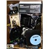 Image 1 : BOX OF DVD'S ELECTRONICS ,BATTERIES AND MORE