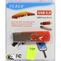 INFINITY DUO 256GB DUAL FLASH DRIVE W/
