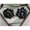 Image 1 : STERLING SILVER SAPPHIRE (4.80CT) FLORAL STYLE