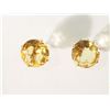 Image 1 : 14K GOLD CITRINE EARRINGS