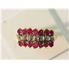 Image 1 : 10K GOLD RUBY(0.60CT) & DIAMOND RING