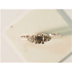 14K GOLD DIAMOND(0.30CT) & (0.10CT) RING