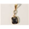 Image 1 : 14K GOLD BLACK DIAMOND(2.36CT) & WHITE
