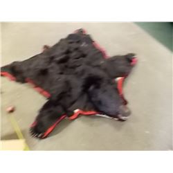 ANIMAL PELT - BEAR - HAS HEAD - FINISHED UNDERSIDE - 69" NOSE TO TAIL & 66" FRONT CLAW TO FRONT CLAW