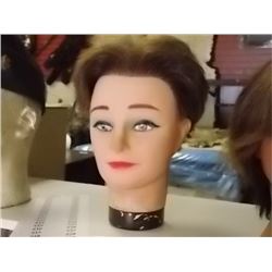 PLASTIC MANNEQUIN HEAD - 10" TALL - HAIR