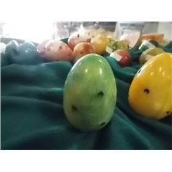 ALABASTER STONE FRUIT - EGG