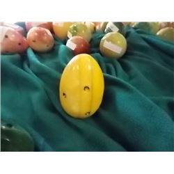ALABASTER STONE FRUIT - EGG