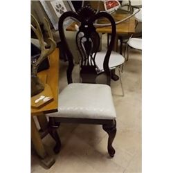 DINING CHAIR - WOOD AND UPHOLSTERY