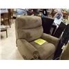 Image 1 : NEW FABRIC ROCKER RECLINER - BROWN