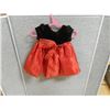 Image 2 : RED/BLACK DRESS - GEORGE - SIZE 3/6MEDIUM - NEVER WORN