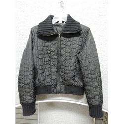 JACKET - DISH - BLACK QUILTED - SIZE L