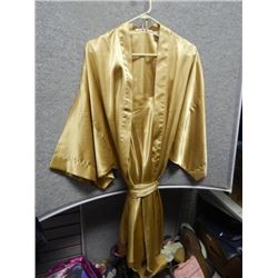 LINGERIE - WOMANS - NIGHT PASSION LINGERIE - GOLD 2PEICE SLIP AND JACKET NIGHTY - SIZE 4XL - 2pc