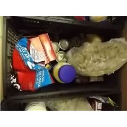 CRATE OF ASSORTED FOOD ITEMS - BRING BOX OR BAG TO TAKE FOOD HOME - CRATE NOT INCLUDED