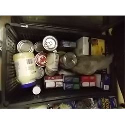CRATE OF ASSORTED FOOD ITEMS - BRING BOX OR BAG TO TAKE FOOD HOME - CRATE NOT INCLUDED