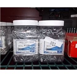 NEW JARS OF #6 X 5/8 SCREWS - 2 PER LOT - 800 PC PER JAR