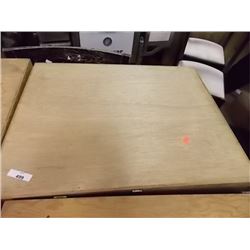WOOD BOX WITH HINGED LID - AND CONTENTS - ASSORTED BUG COLLECTION