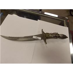 KNIFE - CURVED BLADE - NO SHEATH