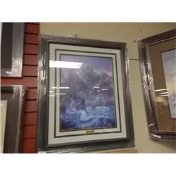 FRAMED LIMITED EDITION PRINT - WILD & FREE - KEN SKODA - GALLERY ESTIMATE - $525