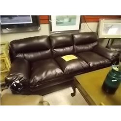 NEW BONDED LEATHER SOFA